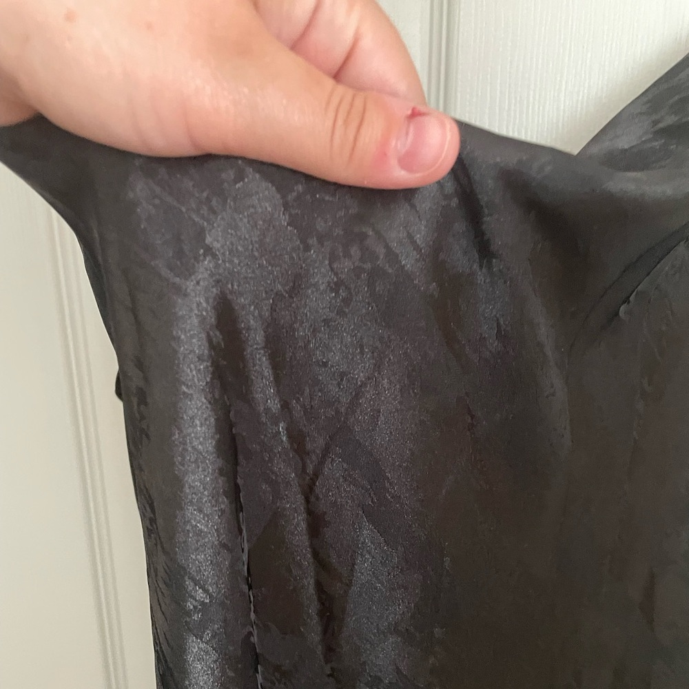 Cowl Neck Black Midi Dress - Picture 4 of 6